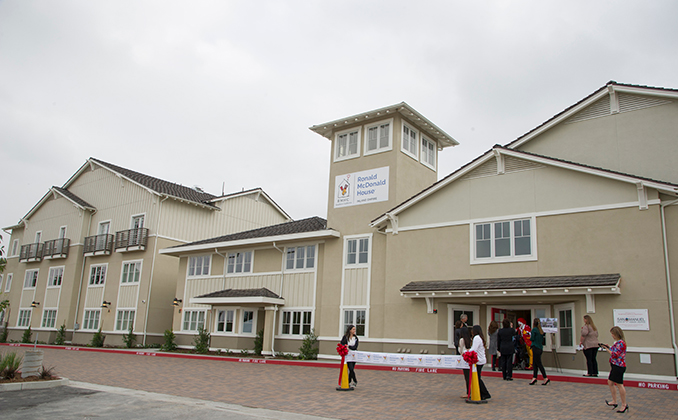 Front of the Inland Empire Ronald McDonald House